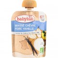 Дитяче пюре BabyBio Органічне з козячого молока з грушею та ваніллю 85 г (54087)