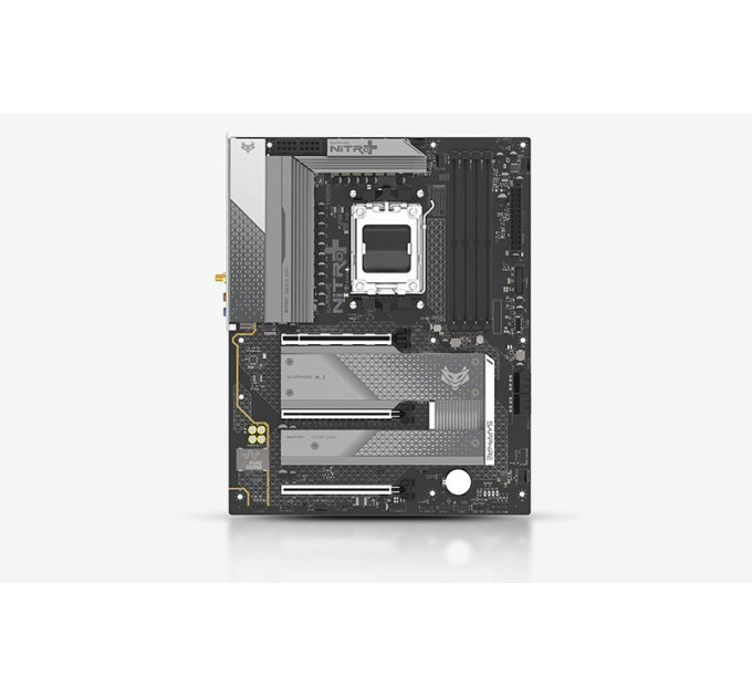 Sapphire Материнcька плата SAPPHIRE NITRO+ B850A WIFI7 sAM5 B850 4xDDR5 M.2 HDMI DP Wi-Fi BT ATX
