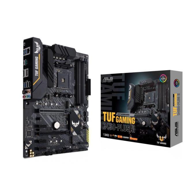 ASUS components Материнcька плата ASUS TUF GAMING B450-PLUS II sAM4 B450 4xDDR4 HDMI DP ATX