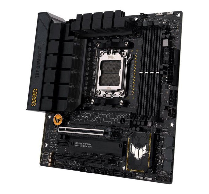 ASUS components Материнcька плата ASUS TUF GAMING B650M-PLUS WIFI sAM5 B650 4xDDR5 M.2 HDMI DP Wi-Fi BT mATX