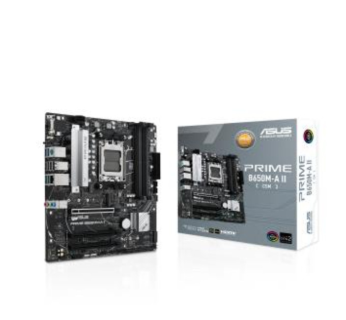 ASUS components Материнcька плата ASUS PRIME B650M-A II-CSM sAM5 B650 4xDDR5 M.2 D-Sub HDMI DP mATX