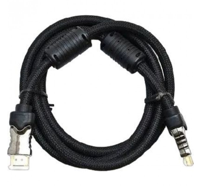 Кабель мультимедійний HDMI to HDMI 5.0m ferrite H3003 Gresso (2000700002227)