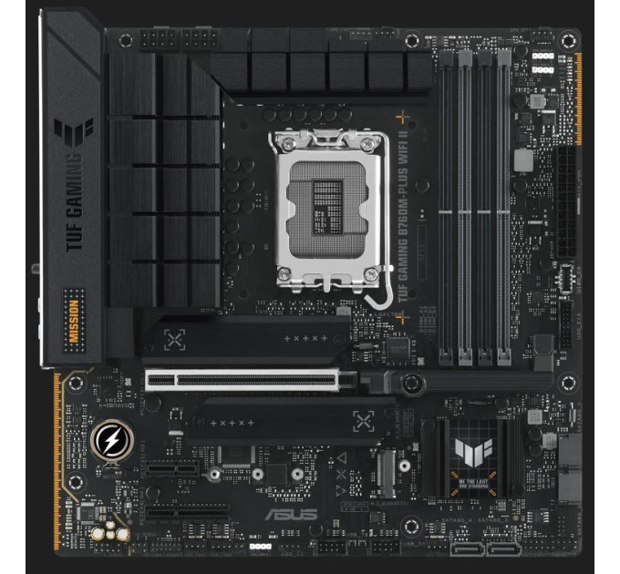 ASUS components Материнcька плата ASUS TUF GAMING B760M-PLUS II s1700 B760 4xDDR5 M.2 HDMI DP mATX