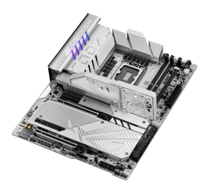 ASUS components Материнcька плата ASUS ROG MAXIMUS Z890 APEX s1851 Z890 2xDDR5 M.2 Thunderbolt DP Wi-Fi BT ATX білий