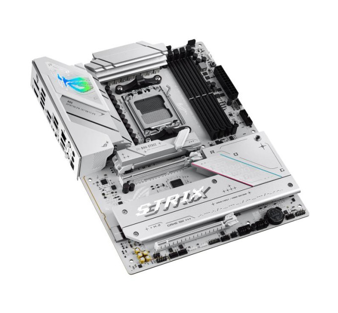 ASUS components Материнcька плата ASUS ROG STRIX B850-A GAMING WIFI sAM5 B850 4xDDR5 M.2 HDMI DP Wi-Fi BT ATX білий