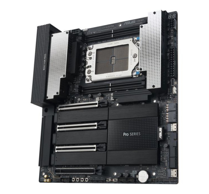 ASUS servers Материнська плата серверна ASUS PRO WS TRX50-SAGE WIFI A sTR5 TRX50 4xDDR5 M.2 WiFi BT CEB