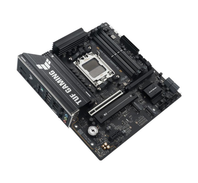 ASUS components Материнcька плата ASUS TUF GAMING B850M-E WIFI sAM5 B850 4xDDR5 M.2 HDMI DP Wi-Fi BT mATX