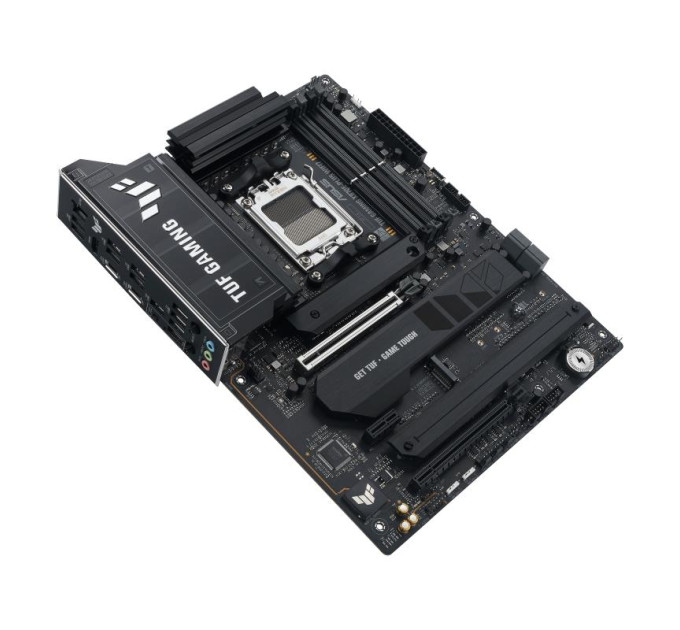 ASUS components Материнcька плата ASUS TUF GAMING X870E-PLUS WIFI7 sAM5 X870E 4xDDR5 M.2 HDMI Wi-Fi BT ATX