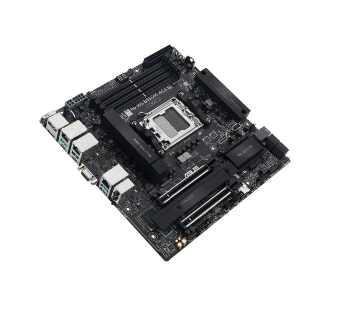 ASUS components Материнcька плата ASUS PRO WS B850M-ACE SE sAM5 B850 4xDDR5 M.2 HDMI DP D-Sub USB Type-C mATX