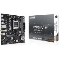 Материнcька плата ASUS PRIME B850M-F sAM5 B850 2xDDR5 M.2 HDMI Wi-Fi BT mATX