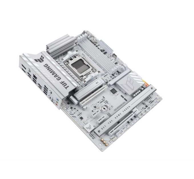 ASUS components Материнcька плата ASUS TUF GAMING B850-PRO WIFI7 W NEO sAM5 B850 2xDDR5 M.2 HDMI DP Wi-Fi BT ATX білий