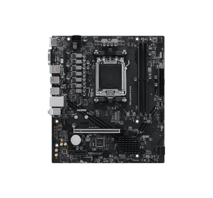 MSI components Материнcька плата MSI PRO A620AM-B EVO sAM5 A620 2xDDR5 M.2 HDMI D-Sub mATX