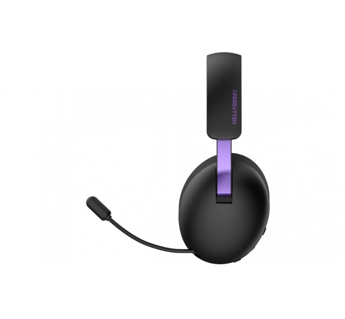 Bluetooth-гарнiтура Hator Hellyberry HH30 Wireless Black/Violet (HH30_wireless_BV)