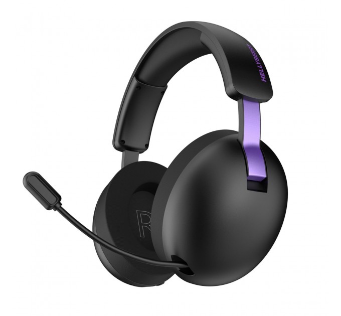 Bluetooth-гарнiтура Hator Hellyberry HH30 Wireless Black/Violet (HH30_wireless_BV)
