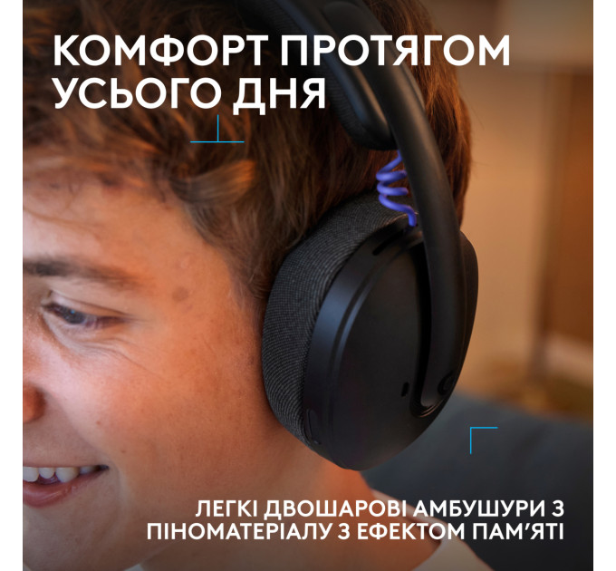 Logitech Гарнітура Logitech G325 Lightspeed Black (981-001524)