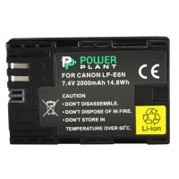 Акумулятор до фото/відео PowerPlant Canon LP-E6N 2000mAh (DV00DV1405)