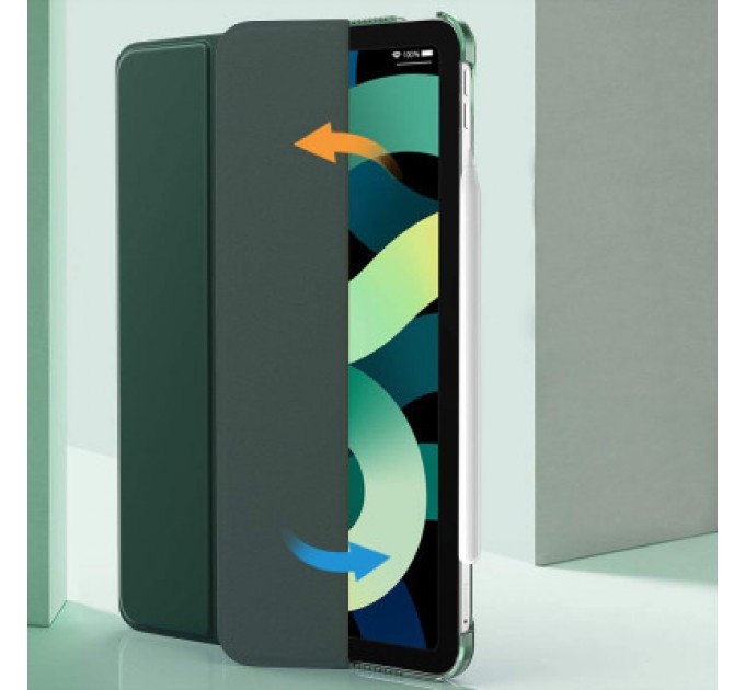 BeCover Чохол до планшета BeCover Tri Fold Hard Apple iPad Air 11" M2 2024 Dark Green (711414)