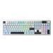 Aula Клавіатура бездротова Aula F108 Pro White (6978080501318)