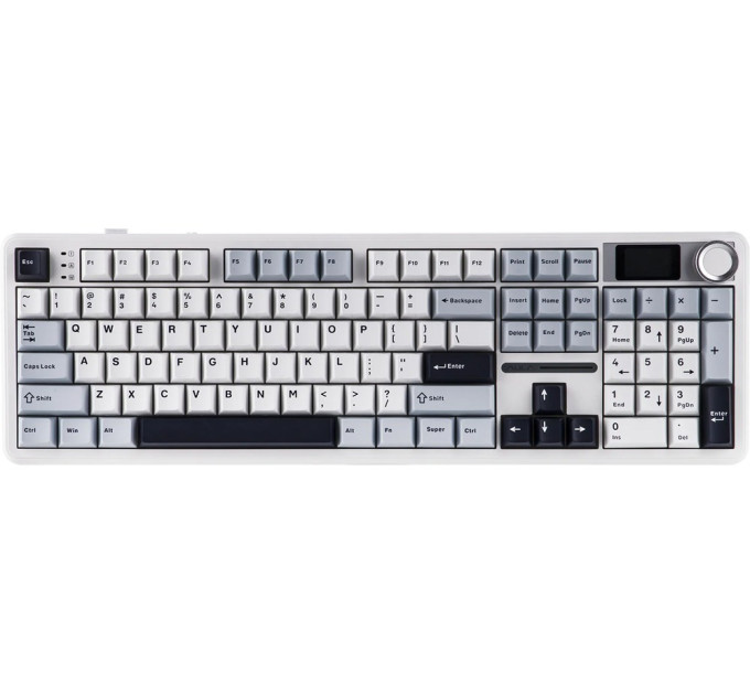 Aula Клавіатура бездротова Aula F108 Pro White (6978080501318)