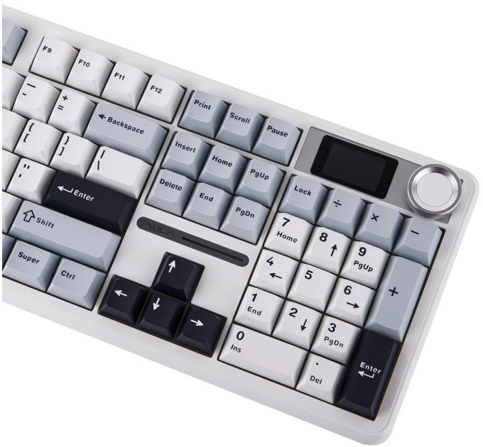 Aula Клавіатура бездротова Aula F108 Pro White (6978080501318)