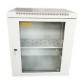 GEAR Шафа настінна GEAR 12U 19" 530x400x600 мм, + полка 19", grey (GWMSN-12U-530-400G)