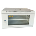 GEAR Шафа настінна GEAR 6U 19" 600x450x350 мм, + полка 19", grey (GWMSN-6U-600-450G)
