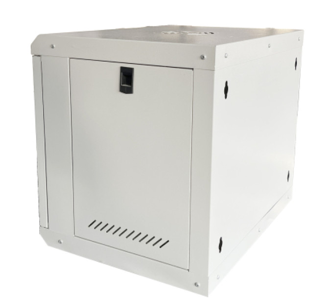GEAR Шафа настінна GEAR 9U 19" 600x450x500 мм, + полка 19", grey (GWMSN-9U-600-450G)