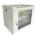 GEAR Шафа настінна GEAR 9U 19" 600x450x500 мм, + полка 19", grey (GWMSN-9U-600-450G)