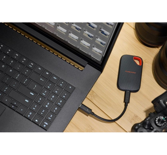 SanDisk Твердотільний запам’ятовувальний пристрій накопичувач (SSD) USB3.2 1TB EXT. SDSSDE70-1T00-G25 SANDISK