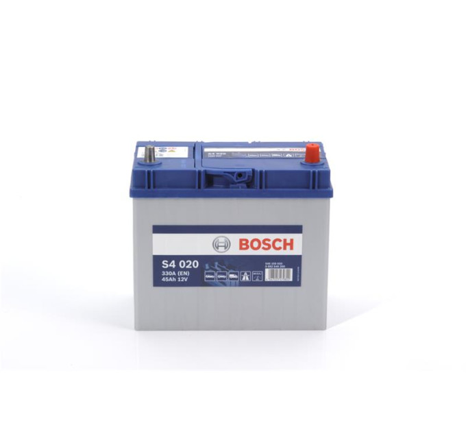 BOSCH AUTO Акумулятор Bosch S4 12В 45А·год 330А R+ (0 092 S40 200)