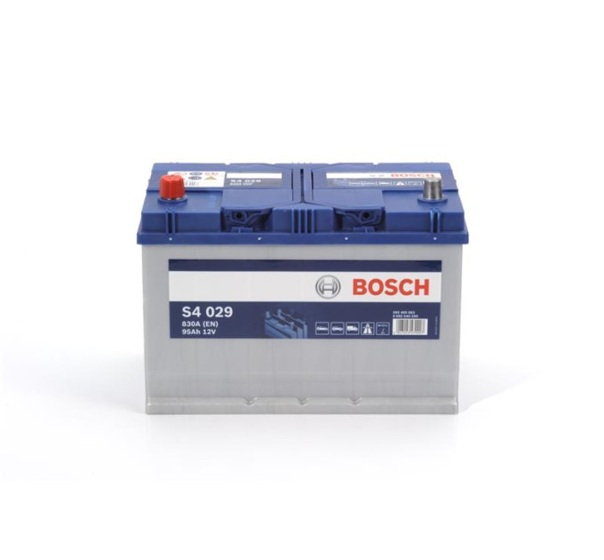 BOSCH AUTO Акумулятор Bosch S4 12В 95А·год 830А L+ (0 092 S40 290)