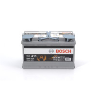 Акумулятор Bosch S5 AGM 12В 80А·год 800А R+ (0 092 S5A 110)