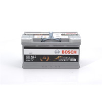 Акумулятор Bosch S5 AGM 12В 95А·год 850А R+ (0 092 S5A 130)