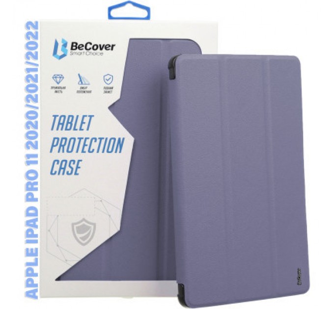 BeCover Чохол до планшета BeCover Tri Fold Hard TPU Apple iPad Pro 12.9 2020/2021/2022 Purple (711117)