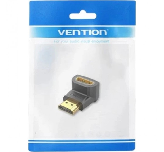 Перехідник HDMI F to HDMI M 90° 4K 60Hz PVC Vention (AIOB0)