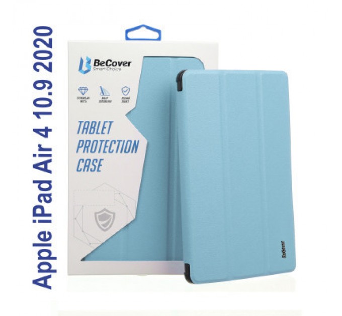 BeCover Чохол до планшета BeCover Tri Fold Hard TPU Apple iPad Air 4 10.9 2020/2022 Light Blue (706752) (706752)