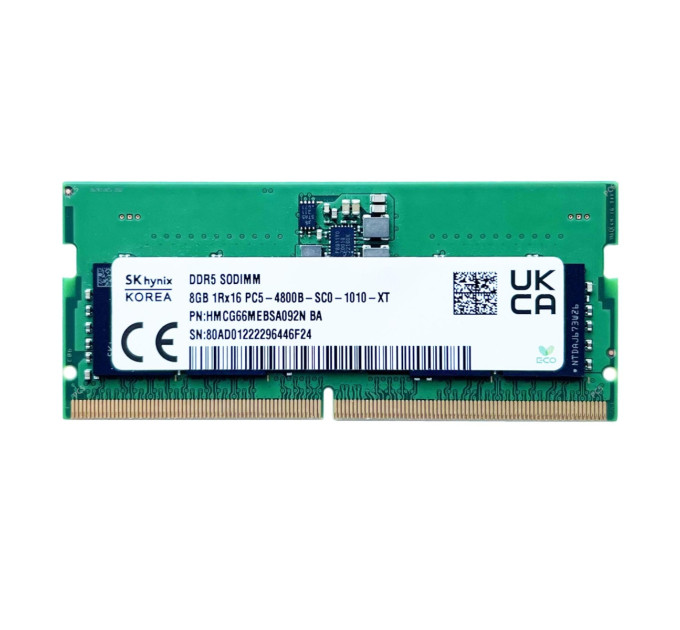 Hynix Модуль пам`яті SO-DIMM 8GB/4800 DDR5 Hynix (HMCG66MEBSA092N BA)