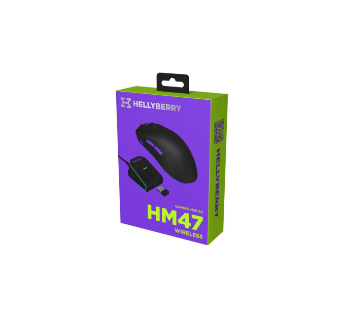 Hator Миша бездротова Hator Hellyberry HM47 Wireless Black/Violet (HM47_black_violet)