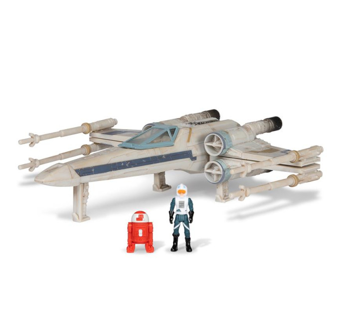 Star Wars Фігурка Star Wars Medium Vehicle Транспорт та фігурка X-Wing (Blue 1) + Antoc Merric & R2-R9 12.5см (SWJ0025)