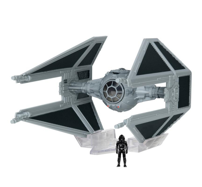 Star Wars Фігурка Star Wars Small Vehicle Транспорт та фігурка TIE Interceptor 7.5см (SWJ0078)
