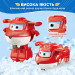 Super Wings Фігурка Super Wings трансформер Transform-a-Bots Джетт (Jett) (EU780010)