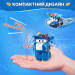 Super Wings Фігурка Super Wings трансформер Transform-a-Bots Люсі (Lucie), 5 см (EU780035)