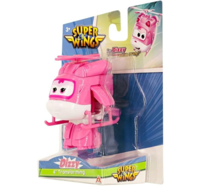 Super Wings Фігурка Super Wings трансформер Transforming Діззі (Dizzy), 10 см (EU780622)