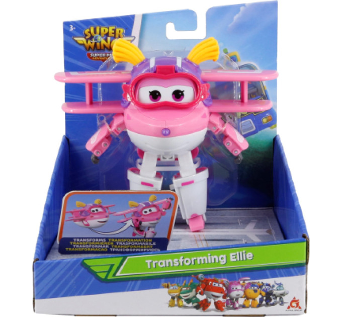 Super Wings Фігурка Super Wings трансформер Transforming Еллі (Ellie) (EU770238)