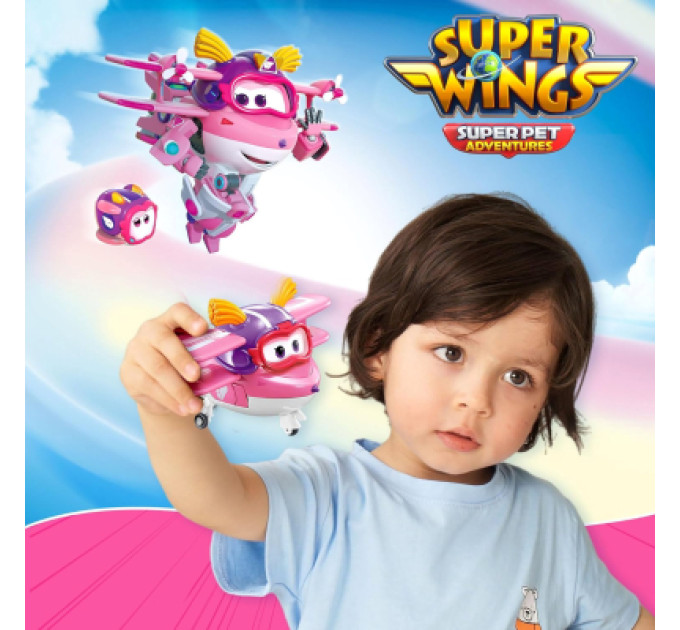 Super Wings Фігурка Super Wings трансформер Transforming Еллі (Ellie) (EU770238)
