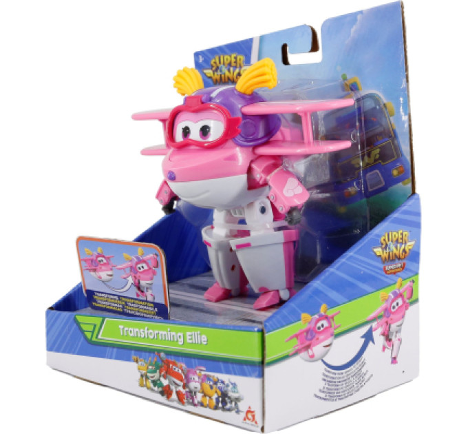 Super Wings Фігурка Super Wings трансформер Transforming Еллі (Ellie) (EU770238)