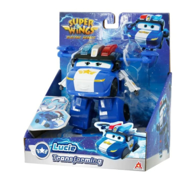Super Wings Фігурка Super Wings трансформер Transforming Люсі (Lucie), 12.5см (EU780235)