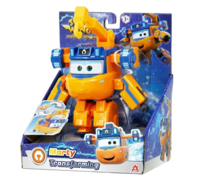 Super Wings Фігурка Super Wings трансформер Transforming Марті (Marty), 12.5 см (EU780234)