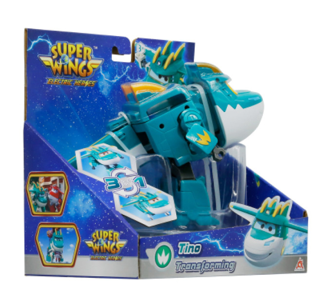 Super Wings Фігурка Super Wings трансформер Transforming Тіно (Tino) (EU780237)