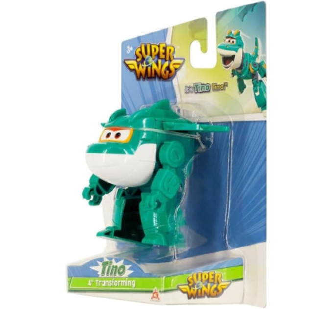 Super Wings Фігурка Super Wings трансформер Transforming Тіно (Tino), 10 см (EU780623)